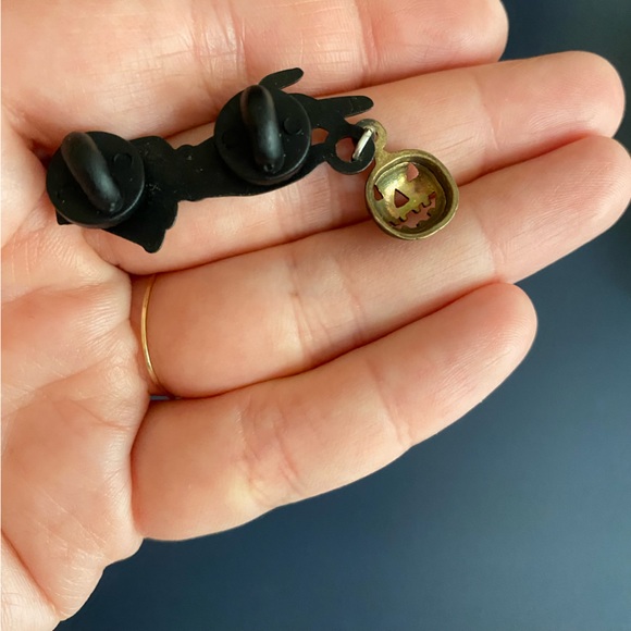 Set of Two Halloween Metal Goth Pins - Picture 5 of 5
